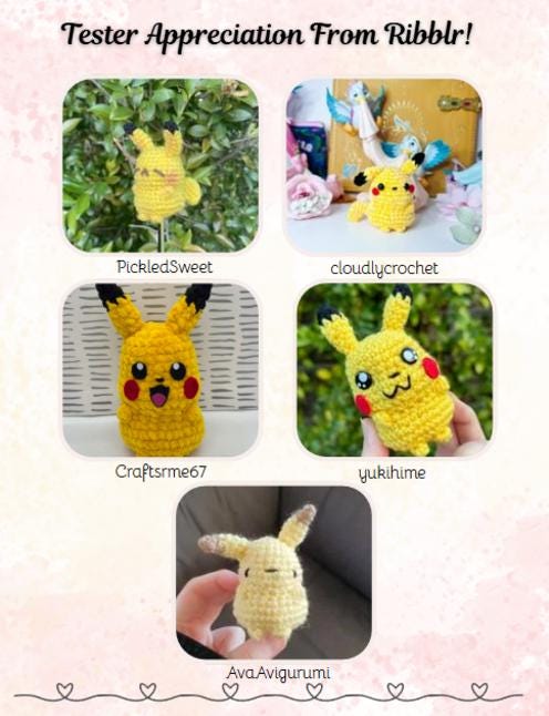 Crochet PikaBoo Keychain: Handmade Velvet Plushie Charm