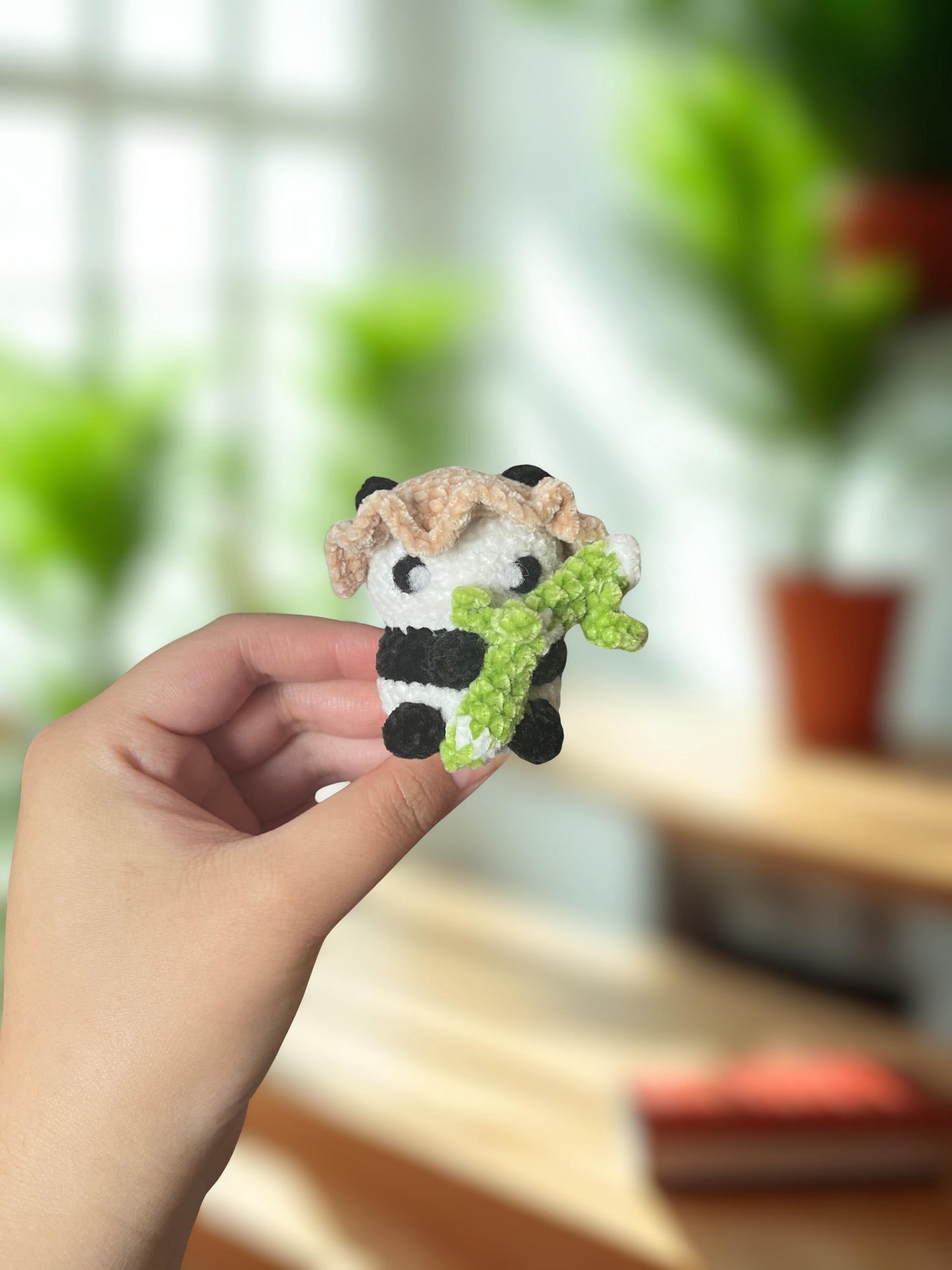 Chunny The Panda, PDF Crochet Pattern, Digital File Amigurumi Pattern